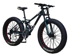 Мужской горный велосипед Louke Fat Bike X-treme, 26", черный цена и информация | Велосипеды | hansapost.ee