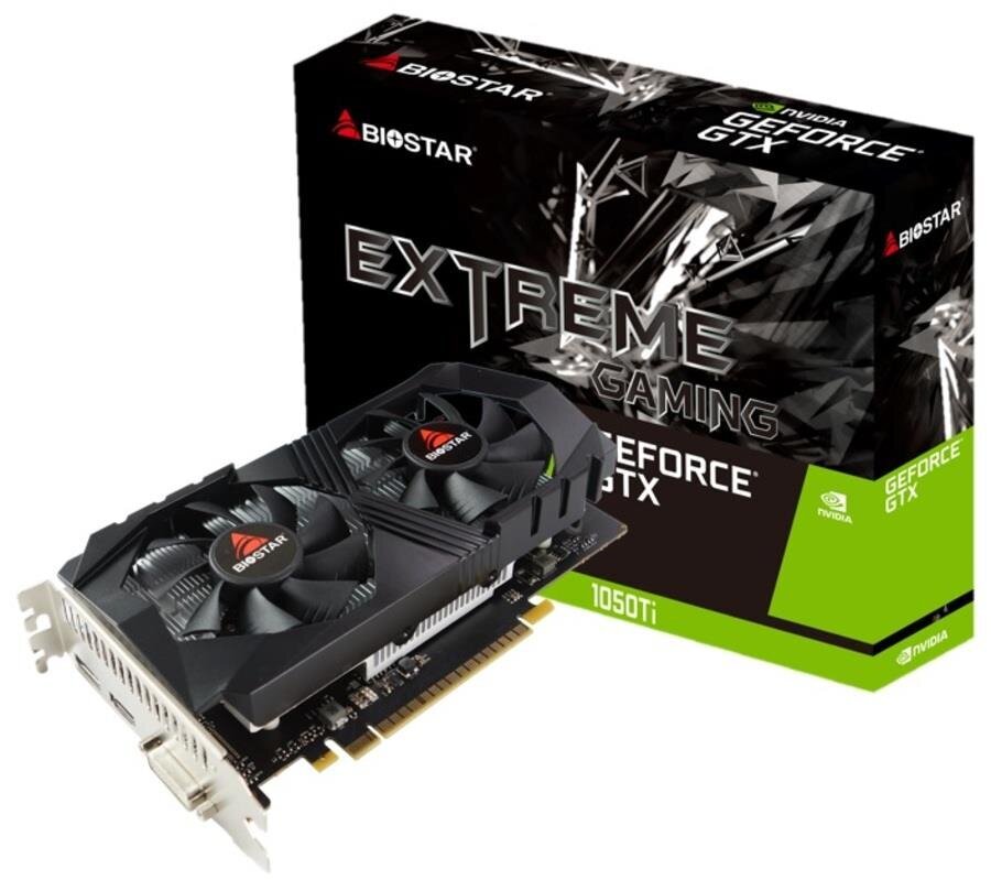 Biostar Nvidia GeForce GTX 1050 Ti (VN1055TF41) price and information | Videokaardid | hansapost.ee