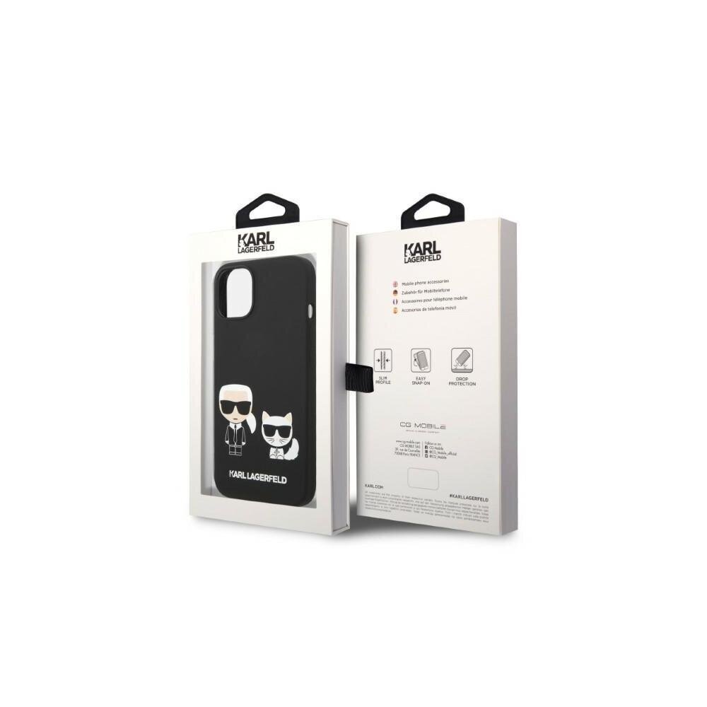 Karl Lagerfeld Magsafe - iPhone 14 6,1, must hind ja info | Telefonide kaitsekaaned ja -ümbrised | hansapost.ee