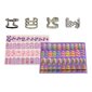 Nail Painting Set Nail Lacquers Glitter Stickers Rings цена и информация | Mänguasjad tüdrukutele | hansapost.ee