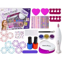 Nail Painting Set Moulder Lamp File Brocades цена и информация | Игрушки для девочек | hansapost.ee