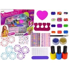 Nail Painting Set Nail Lacquers Stickers Patterns Glitters цена и информация | Игрушки для девочек | hansapost.ee