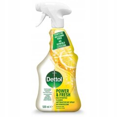 Очиститель поверхностей Dettol Citrus, 500мл цена и информация | Очистители | hansapost.ee