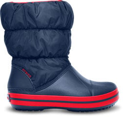 Crocs™ laste talvesaapad Winter Puff Boot, tumesinine/punane цена и информация |  Детская зимняя обувь | hansapost.ee