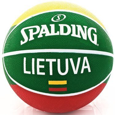 Korvpalli pall Spalding RBR Leedu, suurus 5 цена и информация | Korvpallid | hansapost.ee