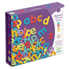 Набор деревянных магнитов - Письменные буквы (83 шт), DJECO DJ03102 цена и информация | Развивающие игрушки для детей | hansapost.ee