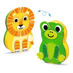Деревянные магниты в металлической коробке - Разноцветные животные (32 шт.) , DJECO DJ03088 цена и информация | Развивающие игрушки для детей | hansapost.ee