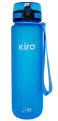 Бутылка Kiro KI3038BL, 1000 мл цена и информация | KIRO Спорт, досуг, туризм | hansapost.ee