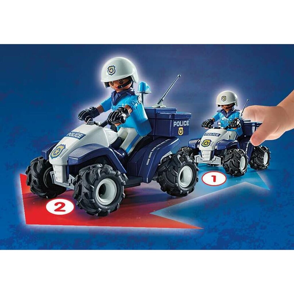 71092 PLAYMOBIL® City Action, Police Quad цена и информация | Klotsid ja konstruktorid | hansapost.ee