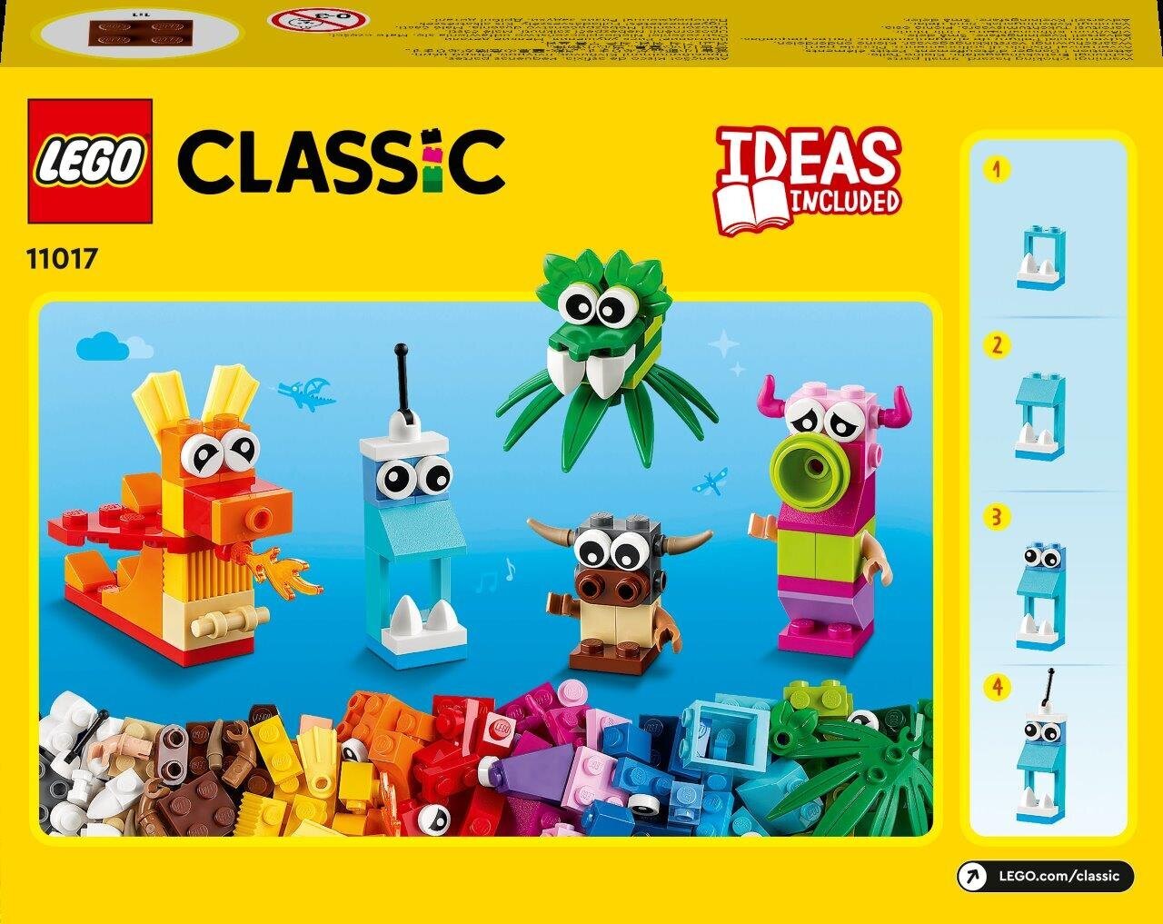 11017 LEGO® Classic Loomingulised koletised цена и информация | Klotsid ja konstruktorid | hansapost.ee
