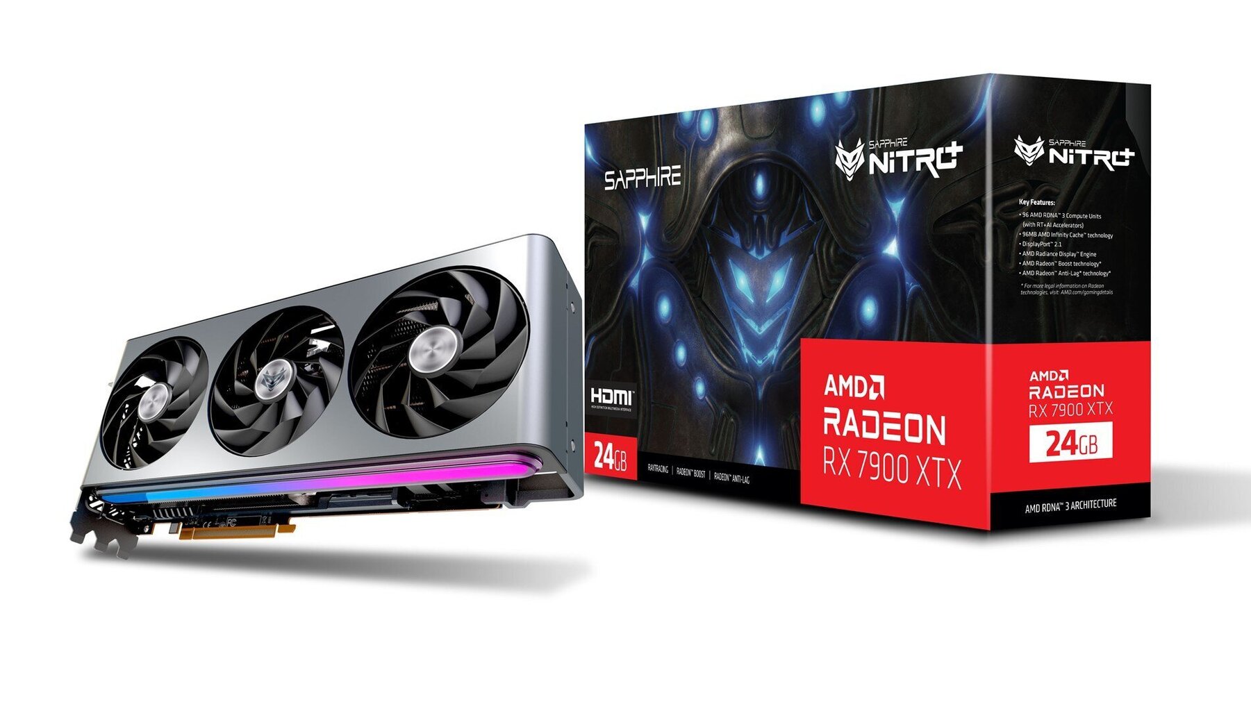 Sapphire Nitro+ AMD Radeon RX 7900 XTX Vapor-X 24GB (11322-01-40G) цена и информация | Videokaardid | hansapost.ee