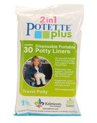 Одноразовые пакеты для дорожных ночных горшков Potette Plus, 30 шт. цена и информация | Детские горшки | hansapost.ee