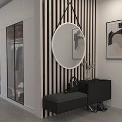 Ümmargune peegel Grace, 80 cm, valge цена и информация | Зеркала | hansapost.ee
