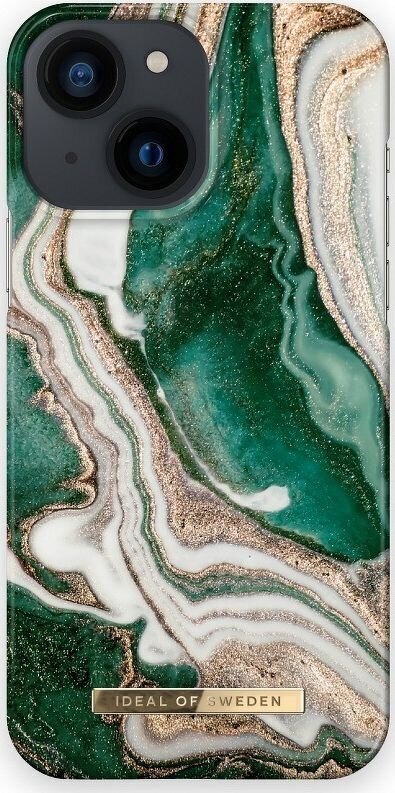 iDeal Of Sweden Golden Jade Marble, iPhone 13 Mini, roheline hind ja info | Telefonide kaitsekaaned ja -ümbrised | hansapost.ee