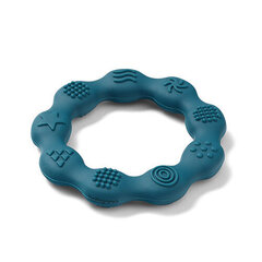 Детский силиконовый прорезыватель BabyOno Ring, голубой цена и информация | Игрушки для малышей | hansapost.ee