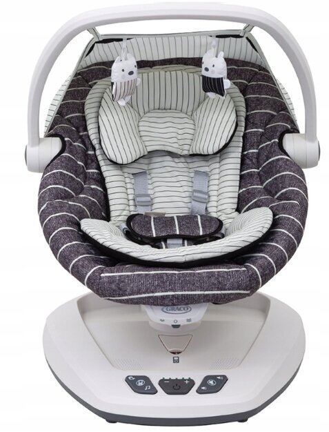 Graco Swing kootud voodi, dark grey цена и информация | Beebi lamamistoolid | hansapost.ee