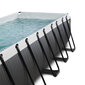 Bassein koos katusega Exit Black Leather, 540x250x100 cm, koos liivafiltriga цена и информация | Basseinid | hansapost.ee