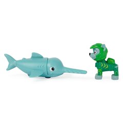 Фигурка Paw Patrol (Щенячий Патруль) Aqua Hero Pups Rocky 6066145, зеленый цвет цена и информация | Игрушки для мальчиков | hansapost.ee
