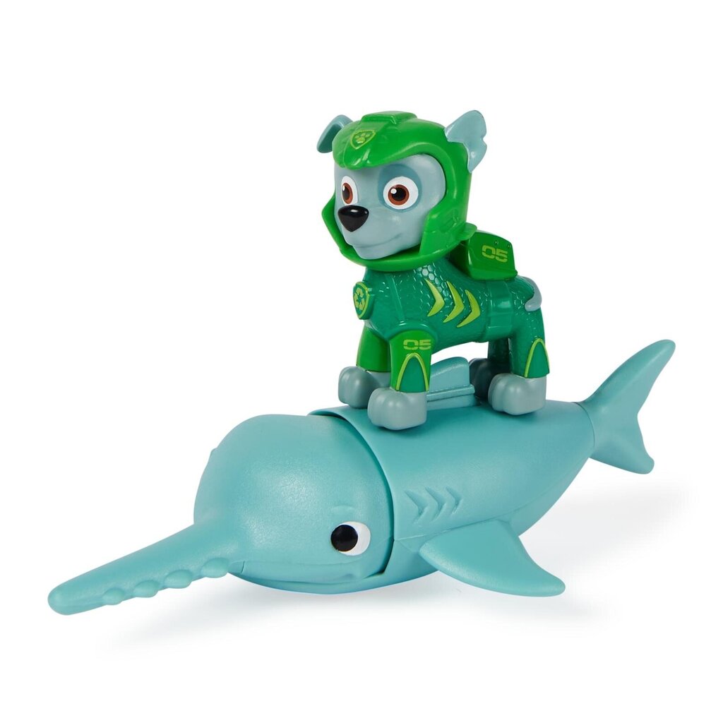 Kuju Paw Patrol (Käpapatrull) Aqua Hero Pups Rocky 6066145, roheline hind ja info | Mänguasjad poistele | hansapost.ee
