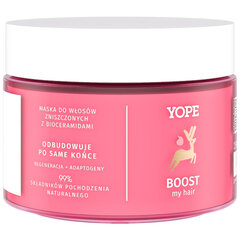 Mask kahjustatud juustele biokeramiididega Yope Boost My Hair, 250ml hind ja info | Yope Parfüümid, lõhnad ja kosmeetika | hansapost.ee