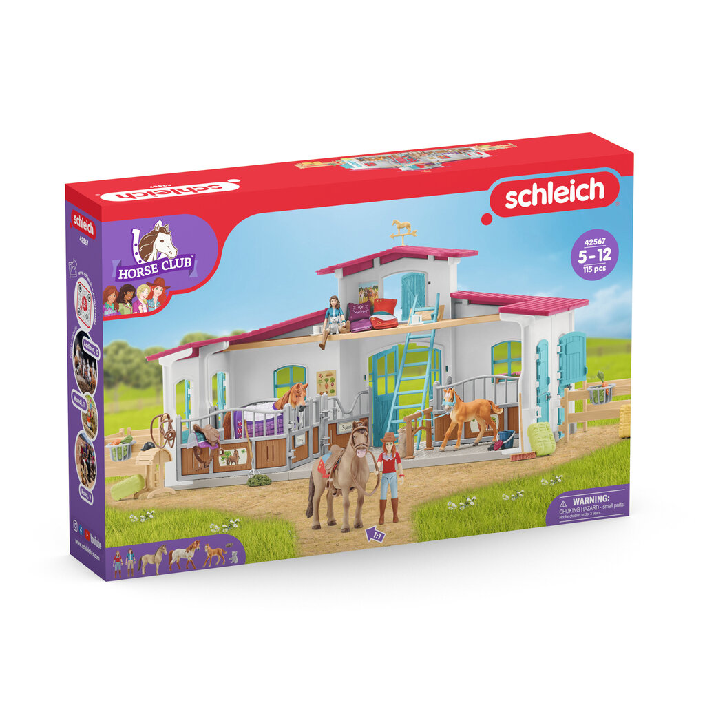 Ratsakeskus Schleich Horse Club Lakeside цена и информация | Mänguasjad tüdrukutele | hansapost.ee