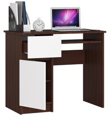 Письменный стол Piksel, белый/коричневый цена и информация | Компьютерные, письменные столы | hansapost.ee