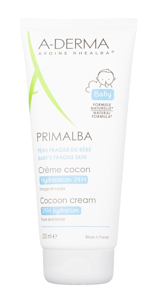 A-Derma Primalba Cocoon Cream kehakreem lastele 200 ml hind ja info | Laste ja ema kosmeetika | hansapost.ee