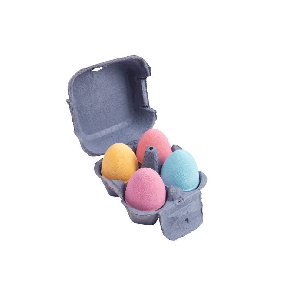 Munakujulised vannipallid Nailmatic Kids Cluck Cluck Egg Bath Bomb, 4 tk цена и информация | Dušigeelid, õlid | hansapost.ee