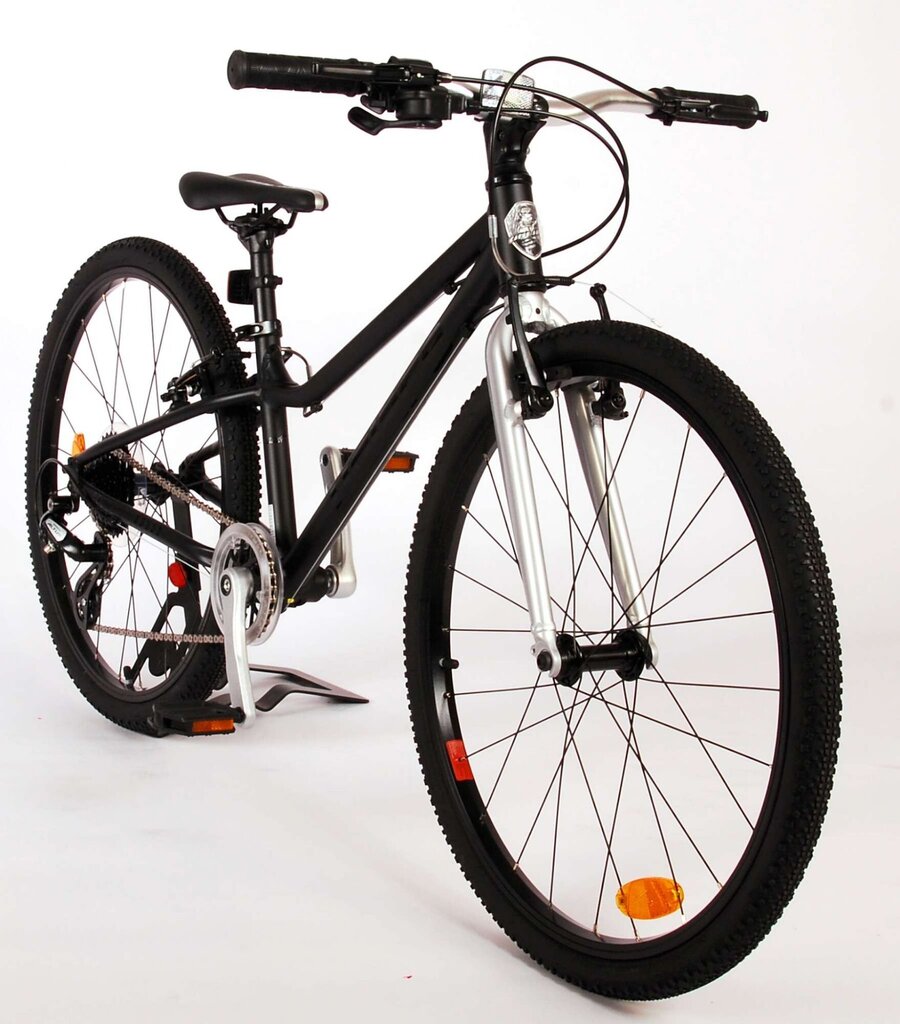 Jalgratas 24" Volare Dynamic (8 kiirust, mattmust) hind ja info | Jalgrattad | hansapost.ee