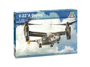 Italeri - V-22 A Osprey, 1/72, 1463 цена и информация | Конструкторы и кубики | hansapost.ee