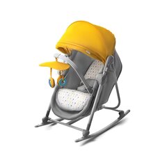 Детское кресло-качалка KinderKraft 5 in 1 Unimo, желтый цена и информация | Шезлонги и качели | hansapost.ee