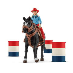 Женщина ковбой на лошади Schleich Farm World цена и информация | Игрушки для мальчиков | hansapost.ee