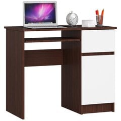 Письменный стол Piksel, белый/коричневый цена и информация | Компьютерные, письменные столы | hansapost.ee