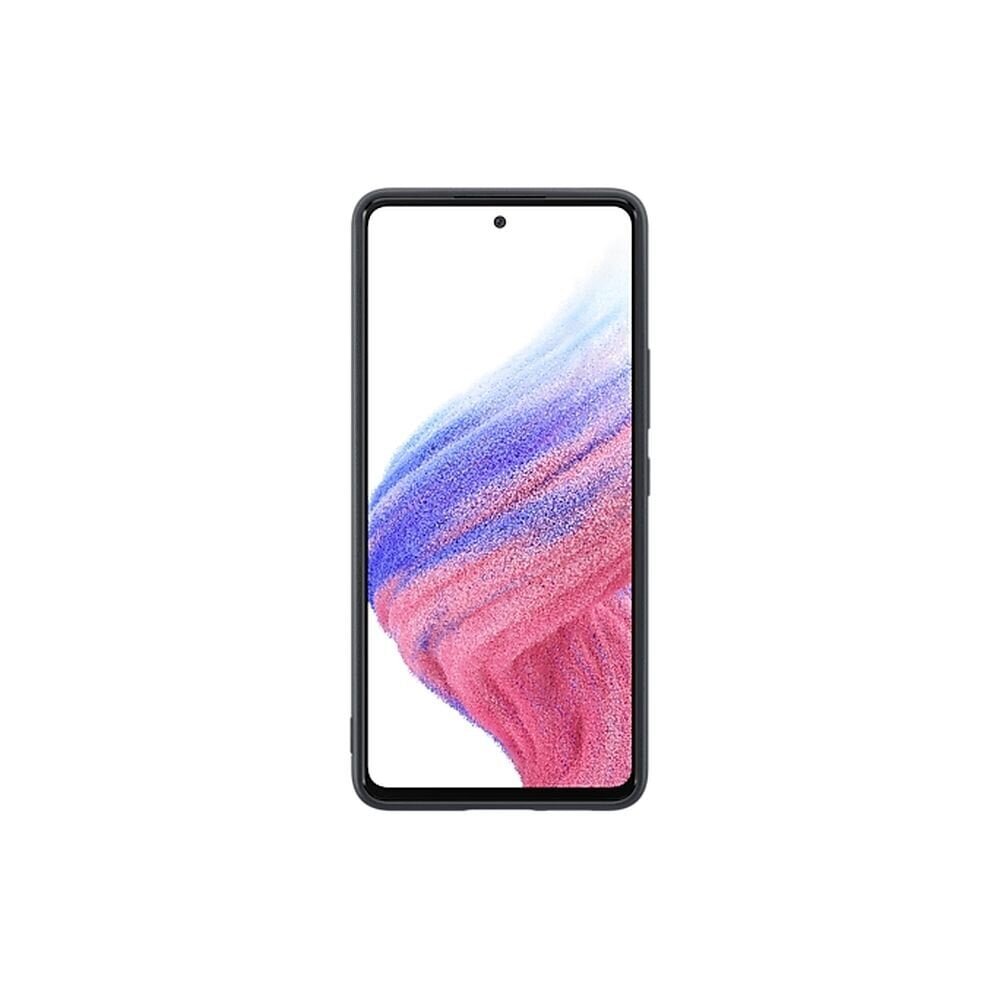 Telefoniümbris Silicone Case telefonile Samsung Galaxy A54, must цена и информация | Telefonide kaitsekaaned ja -ümbrised | hansapost.ee