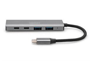 Адаптер Digitus DA-70245, 2x USB-A, 2x USB-C цена и информация | Адаптеры, USB-разветвители | hansapost.ee