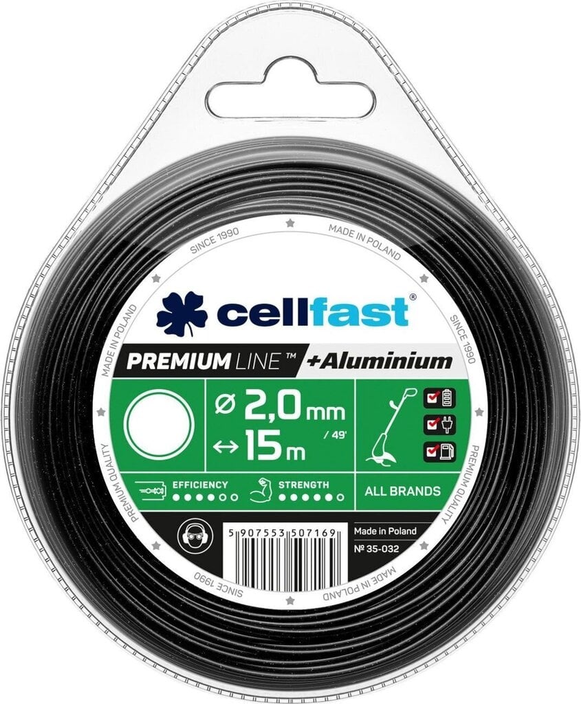 Lõikejõhv Cellfast Premium 35-033, 2,4mm x 15m цена и информация | Aiatööriistade varuosad | hansapost.ee
