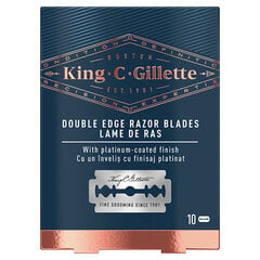 Varupardlid King (Double Edge Razor Blades) 10 tk цена и информация | Средства для бритья и косметика | hansapost.ee