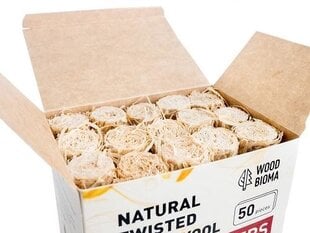 Свитые горелки из древесных стружек FIRELIGHTERS цена и информация | Древесный уголь, брикеты, средства для розжига | hansapost.ee