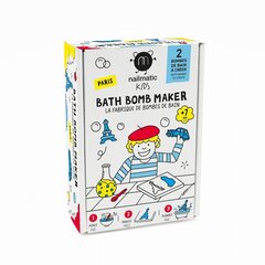 Набор бомбочек для ванны для детей Nailmatic Kids Bath Bomb Maker Paris, 2 шт. цена и информация | Масла, гели для душа | hansapost.ee