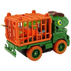 Dinosaur Truck Transporter for Disassembly Green Accessories hind ja info | DIY Lelud | hansapost.ee