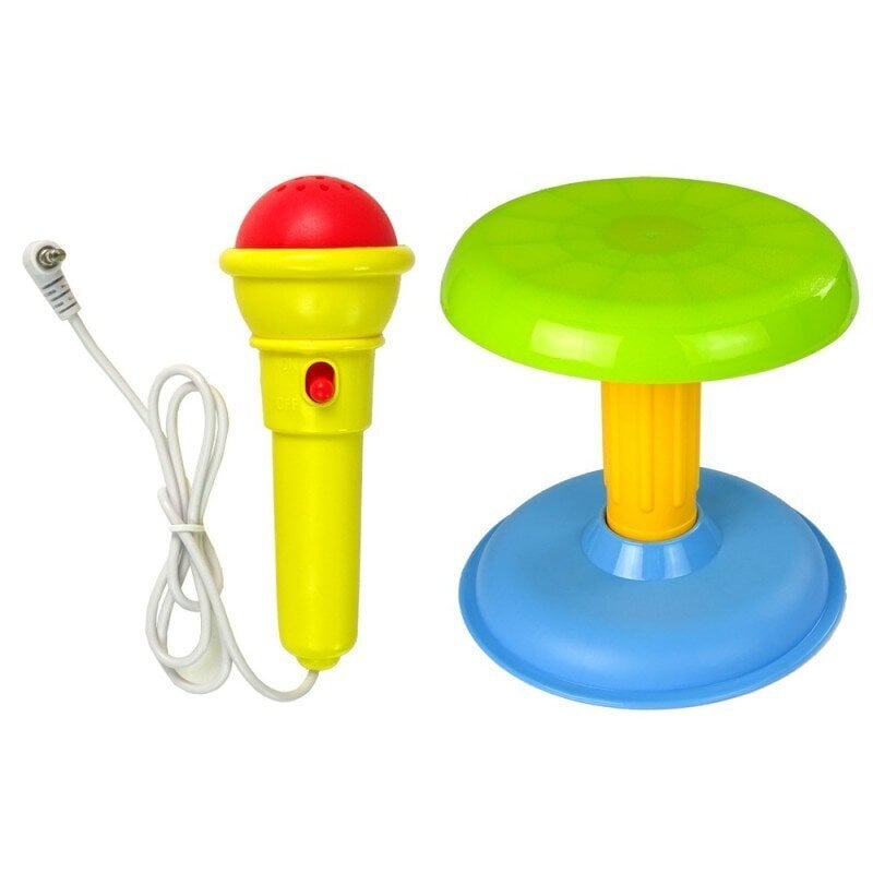 Organ Keyboard Chair Microphone Blue hind ja info | Arendavad laste mänguasjad | hansapost.ee