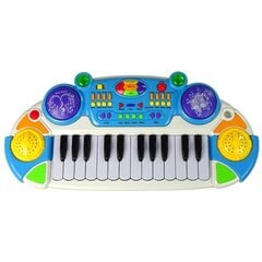Organ Keyboard Chair Microphone Blue цена и информация | Развивающие игрушки для детей | hansapost.ee