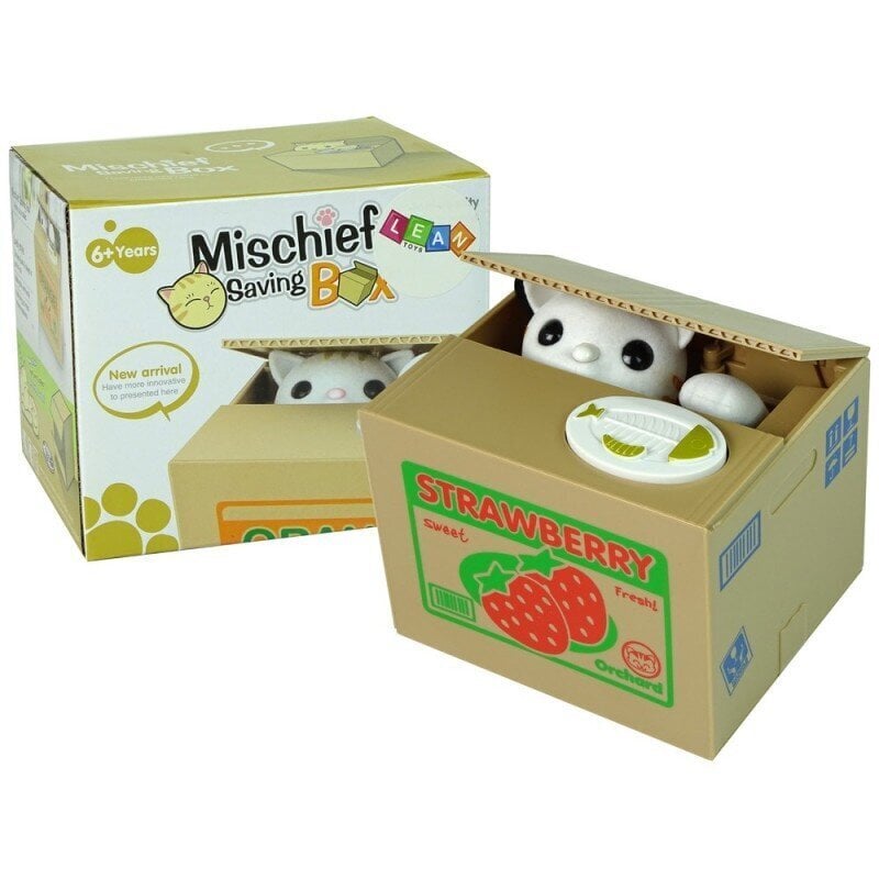 Mischief Saving Box Cute Kitty Money Box Piggybank hind ja info | Põnevad rahakassad | hansapost.ee