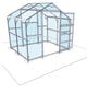 Kasvuhoone Klasika Bernard 2,35x8m (18,8m2) karkass ilma katteta цена и информация | Kasvuhooned ja peenrakastid | hansapost.ee