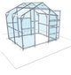 Kasvuhoone Klasika Bernard 2,35x7m (16,45m2) karkass ilma katteta hind ja info | Kasvuhooned ja peenrakastid | hansapost.ee