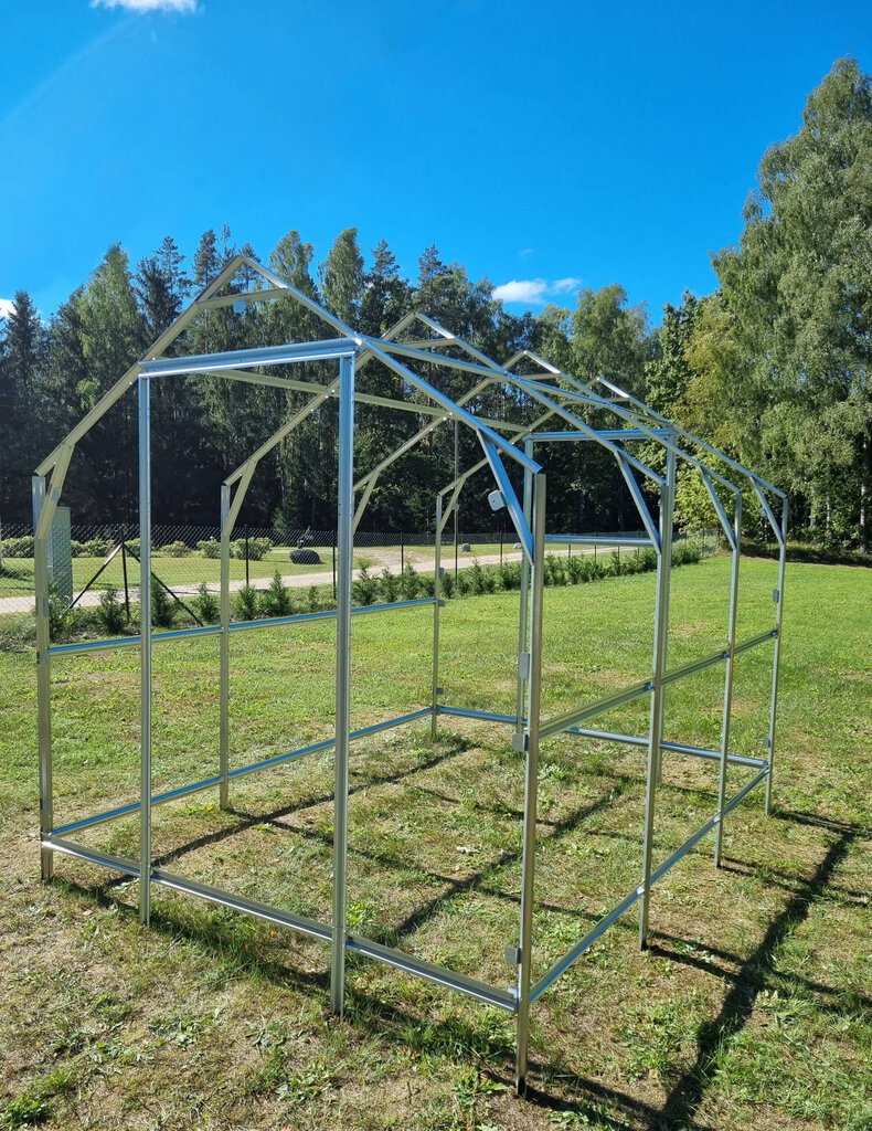 Kasvuhoone Klasika Bernard 2,35x5m (11,75m2) karkass ilma katteta hind ja info | Kasvuhooned ja peenrakastid | hansapost.ee