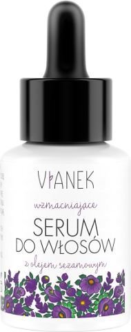 Tugevdav juukseseerum Vianek, 30ml цена и информация | Juuksemaskid, õlid ja seerumid | hansapost.ee