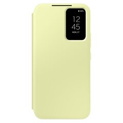 Telefoniümbris Smart View Wallet Case telefonile Samsung Galaxy A54, kollane hind ja info | Telefonide kaitsekaaned ja -ümbrised | hansapost.ee