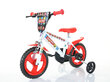 Poiste jalgratas Bimbo Bike 12", valge/punane hind ja info | Jalgrattad | hansapost.ee