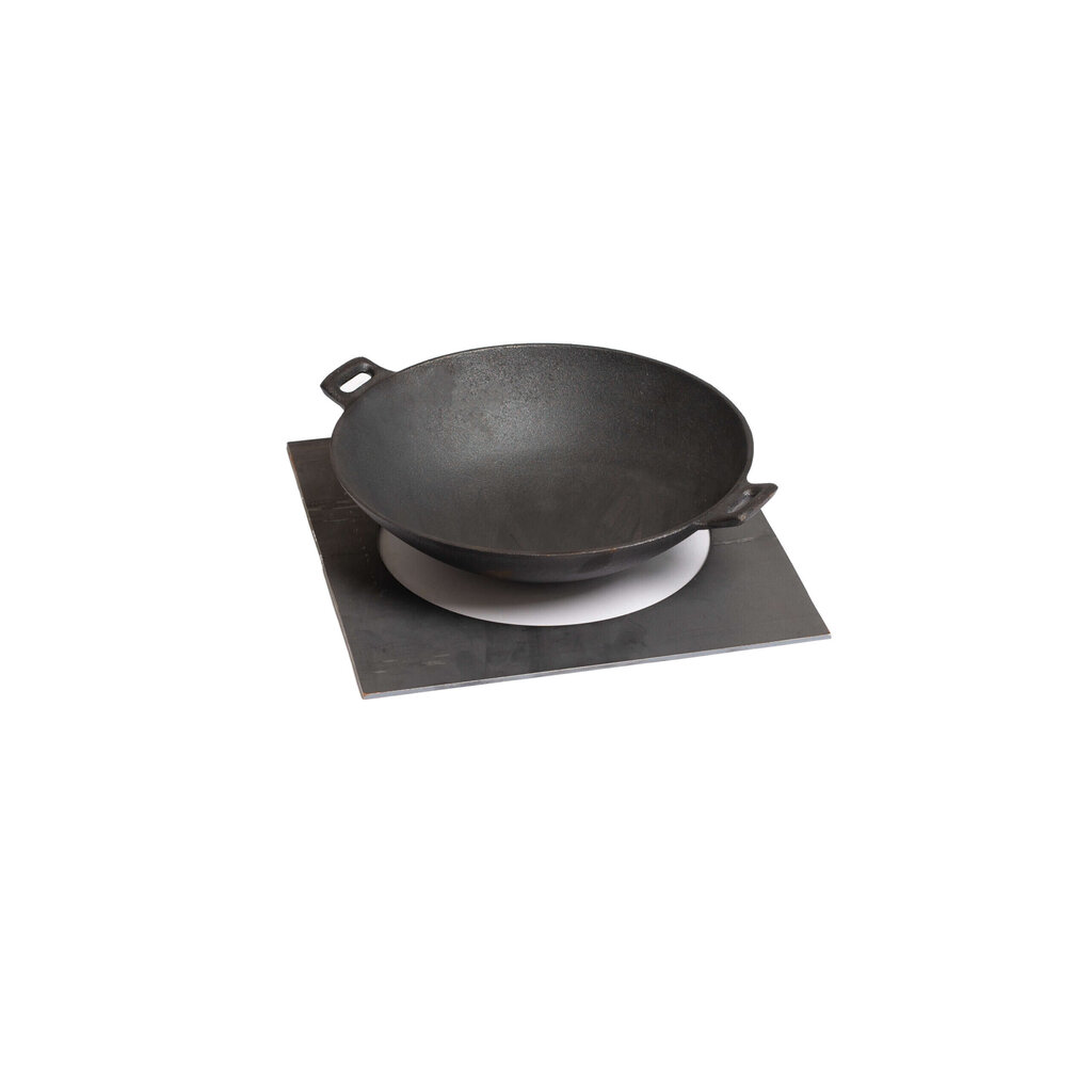 GrillSymbol wok-pann Ø 30 cm koos adapteriga цена и информация | Grillitarvikud ja grillnõud | hansapost.ee